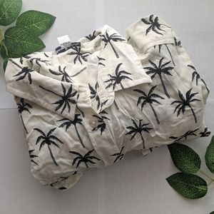 AEO Palm Tree Button Down A22